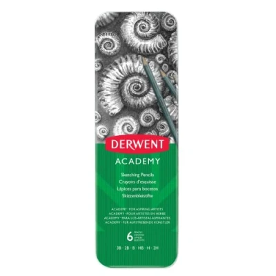 Immagine di DERWENT Academy™ matite grafite 3B 2H 6pz 2301945