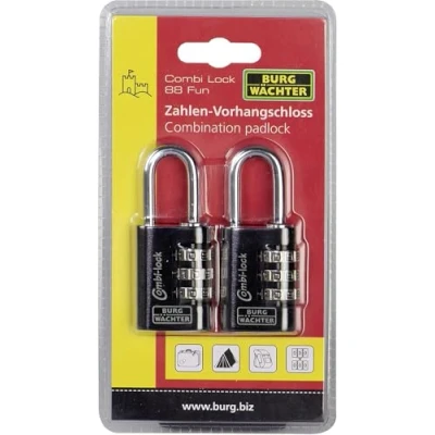 Immagine di BURG WÄCHTER Duo 88 30 SB lucchetto a combinazione con 5 mm di spessore e in alluminio leggero