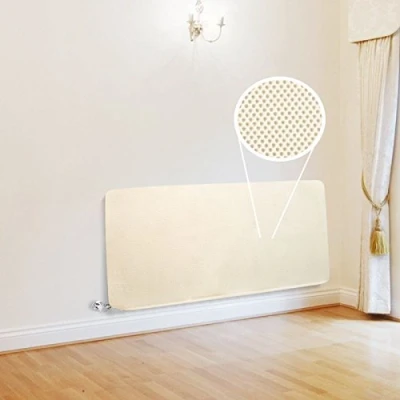 Immagine di Safetots copertura per radiatore in doppio tessuto, 70 cm x 160 cm, protettiva tessuto radiatori riempiti ad acqua, riduce i rischi di urti e caldi al tatto, sicurezza