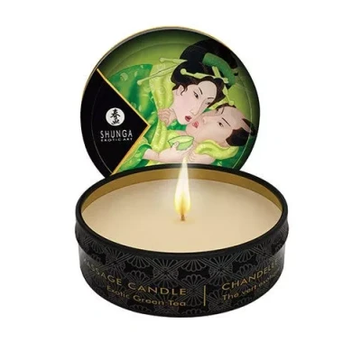 Immagine di Mini Candela da Massaggio Tè Verde Esotico