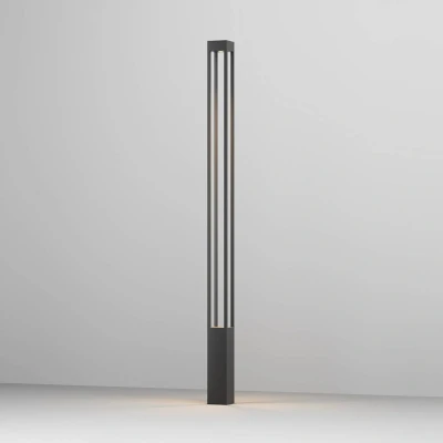 Immagine di Maytoni Lampada da esterno a LED Elbe, altezza 200 cm, colore grafite