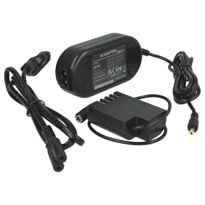 Immagine di vhbw alimentatore, cavo di alimentazione compatibile con Panasonic Lumix DC GH5, GH5L, GH5M fotocamera, SLR 2m + accoppiatore