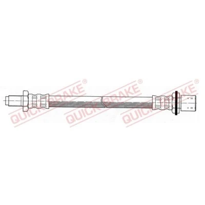 Immagine di QUICK BRAKE 32.057 Tubi Freno 151mm M10x1 con filettatura interna, esterna TOYOTA: Land Cruiser Prado 70 SUV