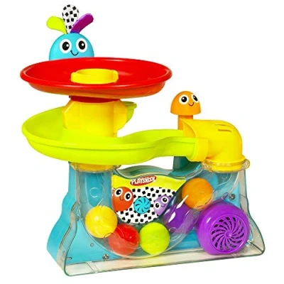 Immagine di Playskool Giocattolo musicale Explore &#039;N&#039; Grow Busy Ball Popper; offre a neonati e bambini l&#039;opportunità di esercitare le abilità motorie, esclusiva Amazon, multicolore