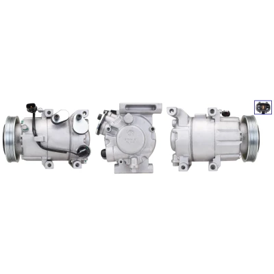 Immagine di LUCAS ACP01086 Compressore Aria Condizionata PAG 46 YF R 134a, 1234yf con guarnizioni