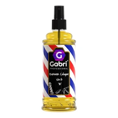 Immagine di Gabri Barber Cologne 400 ml EDC After Shave Rasatura acqua profumata fruttata dolce Eau de con pratico dispenser di pompe (No2 Arancione)
