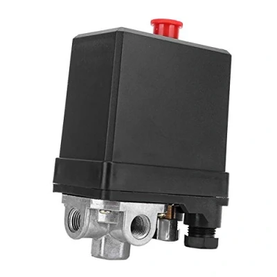 Immagine di pressostato G1/4 &quot;, 380 V trifase 4 fori Tipo verticale valvola di controllo del pressostato, Parti ricambio della compressore d&#039;aria