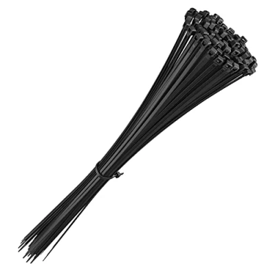 Immagine di intervisio Fascette Plastica per Cablaggio Lunghe 540 mm x 7,6 mm, Fermacavo Grandi Nere Elettricista 540mm Nylon Cavi Stringicavo, Nero, 100 Pezzi
