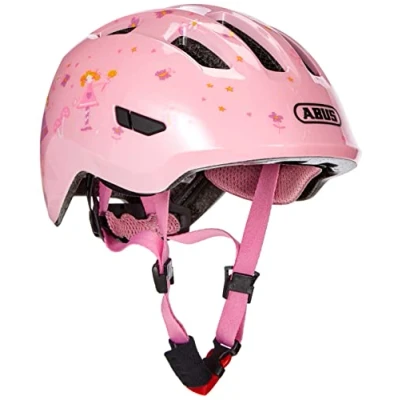 Immagine di Abus, Casco per Bambini ABUS Smiley 3.0 da Ciclista con una Vestibilità Avvolgente, Design Adatto ai e Spazio le Trecce, Ragazze Ragazzi