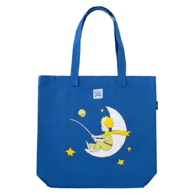 Immagine di Grupo Erik: Tote Bag Piccolo Principe Borsa Principe, Shopper personalizzata 45 x 38 cm, riutilizzabile in cotone, Gadget