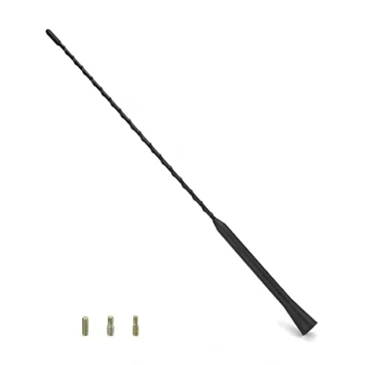 Immagine di QWORK Antenna Auto, FM DAB per una ricezione AM/FM ottimale, con viti M4 M5 M6, 40 cm