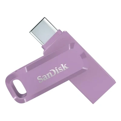 Immagine di SanDisk 1TB Ultra Dual Drive Go, Unità Flash, pendrive USB c, per Android smartphone, tablet, Mac e computer, fino a 400 MB/s con connettori reversibili di Tipo C A, Lavender