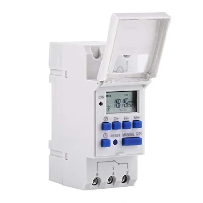 Immagine di TOPINCN Timer elettronico a relè con LCD preimpostabile settimanalmente programmabile 16 on off Multi Confezione, 1.00V