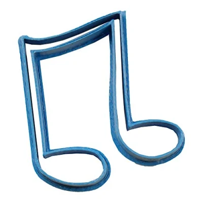 Immagine di Cuticuter Forme per Biscotti Nota Musicale 1, Blu, 8 x 7 1.5 cm