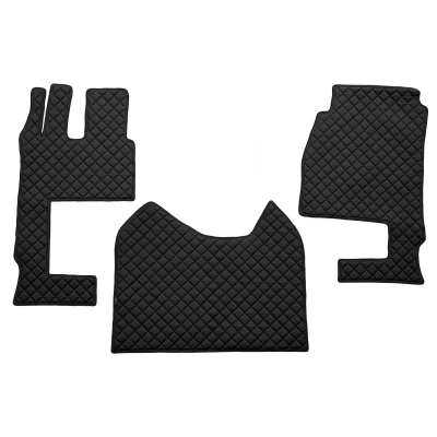 Immagine di F CORE FL04 BLACK Set tappetino Finta pelle anteriore 3 nero