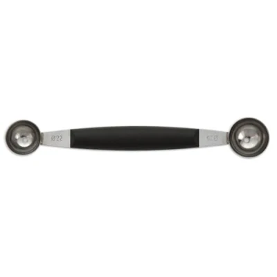 Immagine di Arcos Gadgets Professionali Scavino Doppio Acciaio Inossidabile 25 mm Manico Polipropilene Colore Nero