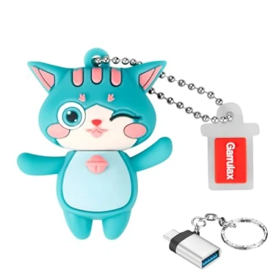 Immagine di GARRULAX USB 3.0 Flash Drive, Impermeabile Silicone Ad Alta Velocità Data Storage Drive Memory Stick Pen Disk Pendrive con OTG Tipo C Adattatore