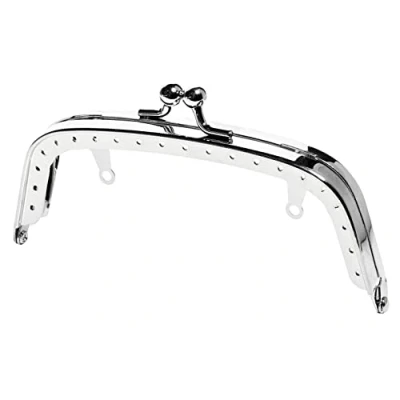 Immagine di 1 Chiusura per Borse, Emilia, 12x5cm, Argento