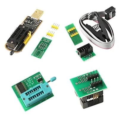 Immagine di ALMOCN Soic8 SOP8 Clip di prova per EEPROM 93CXX / 25CXX 24CXX + CH341A 24 25 Series Flash BIOS USB adattatore 1.8V programmatore kit modulo