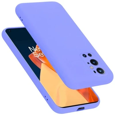 Immagine di Cadorabo Custodia compatibile con OnePlus 9 PRO in LIQUID LILA CHIARO Coperchio protettivo silicone TPU flessibile