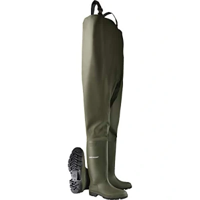 Immagine di Dunlop 388VP WAADBROEK 46, Stivali di Gomma Uomo^Donna, Verde (groen)