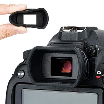 Immagine di Kiwifotos Oculare per Canon EOS 6D Mark II 5D 800D 90D 80D 77D 70D 60D 60Da 50D 760D 750D 700D 650D 550D 500D 450D 100D 1500D 1300D 1200D 1100D 1000D sostituisce EB EF Mirini