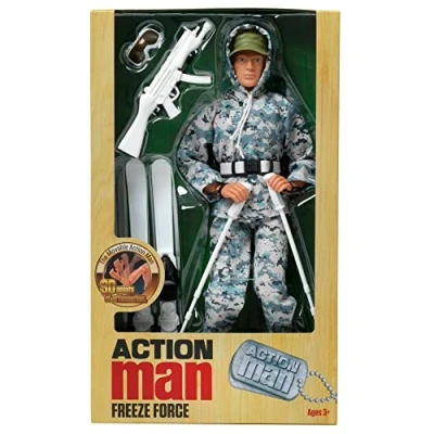 Immagine di Action Man di Peterkin Freeze Force Figure da 12 pollici con 30 punti articolazione e accessori Edizione speciale 4a generazione Età 3+