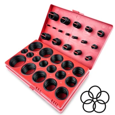 Immagine di Avesteir 419 Pezzi 32 Misure Assortite O Ring in Gomma, Guarnizioni, Guarnizioni O&#039;ring, Kit Ring, Anello Nero, Set di Anelli per Idrauliche, Motore, Condizionata, Automobile