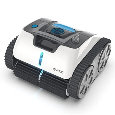 Immagine di WYBOT Robot Piscina Cordless, Pulitore per Fondo/Pareti/Linea d&#039;Acqua, Aspirapolvere Automatico 110 Minuti con Pianificazione del Percorso, Ricarica Rapida, Fino a 120㎡