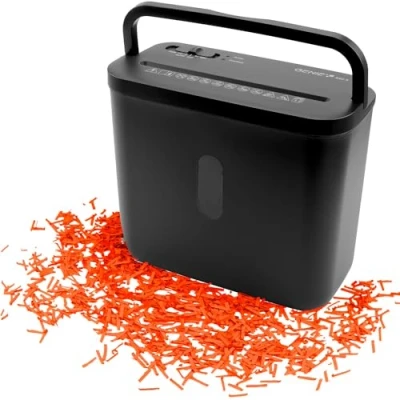Immagine di GENIE 440 distruggidocumenti Taglio particelle 4 x 38 mm Livello di sicurezza P Silenzioso 72 dB Shredder compatto e portatile Funzione avvio/arresto automatico Protezione contro il