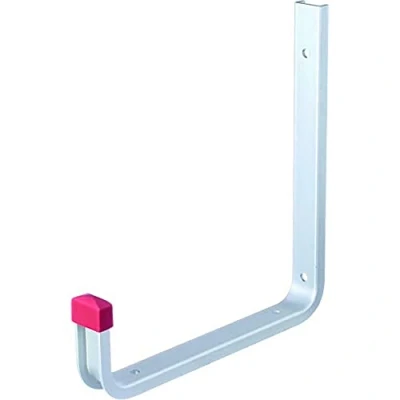 Immagine di Alberts 805555 Gancio a parete, disponibile in diverse versioni, angolato, alluminio, profondità 190 mm, altezza 200 mm