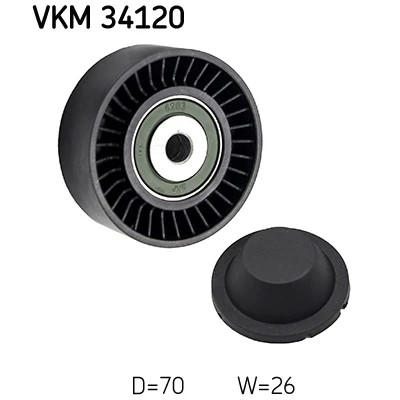 Immagine di SKF VKM 34120 Galoppino JAGUAR: XF Sedan, FORD: MONDEO 4 Turnier, LAND ROVER: Freelander 2 SUV