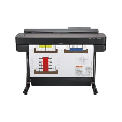 Immagine di HP DesignJet T650 Stampante per Grandi Formati da 91 cm 5HB10D, supportati A4 ad A0, velocità 82 Pagine A1 all’Ora, Gigabit Ethernet, USB, Wi Fi, Garanzia 2 Anni, Edizione 2025, Nero
