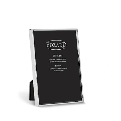 Immagine di EDZARD Otto cornice portafoto per foto 13 x 18 cm, placcata in argento, anti ossidazione, con retro velluto, 2 ganci, appendere e