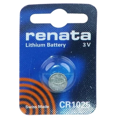 Immagine di Renata Batteria a bottone CR 1025 3 V 1 pz. 30 mAh Litio CR1025