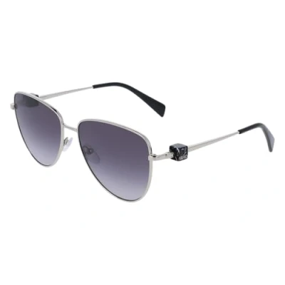 Immagine di Liu Jo Donna LJ161S 040 Occhiali da sole Metallo Argento Pilot Normale