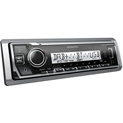 Immagine di Kenwood KMR M508DAB Autoradio Collegamento per controllo remoto da volante, Vivavoce Bluetooth®, Sintonizzatore DAB+, A prova di spruzzi