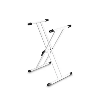 Immagine di Gravity KSX 2 W Supporto tastiera a X, doppio, bianco