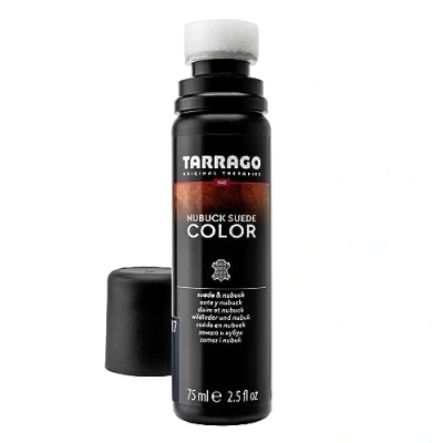 Immagine di Tarrago colore Nubuck Suede 75ml Rinnovatore del per scarpe in pelle scamosciata e nabuk Evidenzia i colori delle calzature, nutri proteggi Con applicatore spugna (blu navy 17)