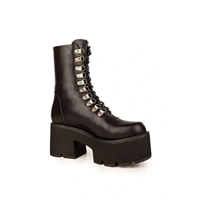 Immagine di LAMODA Auroa, Mid Calf Boot Donna, in Poliuretano Nero, 41 EU