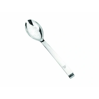 Immagine di Lacor Cucchiaio Forato Inox Buffet, Silicone, Argento, 27,5x5x4cm