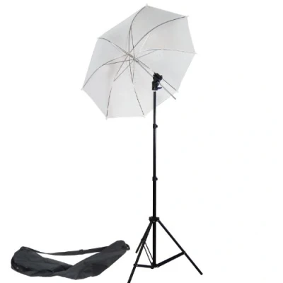 Immagine di DynaSun W968S Set da Studio Professionale Completo di Supporto Cavalletto Stativo, Adattatore Flash a Slitta con Attacco Standard