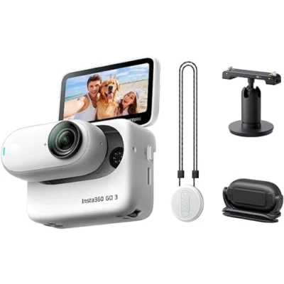 Immagine di Insta360 GO 3, 128 GB Action camera Memoria interna, WLAN, Bluetooth, Stabilizzatore di immagine, Cronometraggio, Ultra HD, Touch screen, Impermeabile