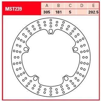 Immagine di TRW MST239 Disco freno 305 5