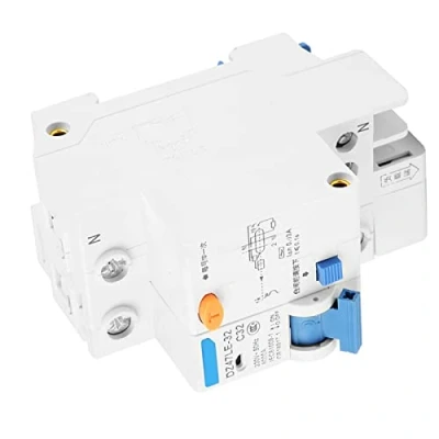 Immagine di Interruttore Automatico differenziale Corrente, dispersione Elettrica, Sovraccarico, Protezione da Cortocircuito 30Ma 230V Dz47Le 32 1P + N C32 Rccb