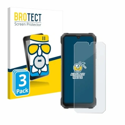 Immagine di brotect Pellicola Vetro Opaca per Blackview BV8800 (3 Pezzi) Protezione Schermo [Anti Riflesso, Durezza 9H]