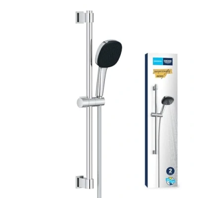 Immagine di Grohe Vitalio Comfort 110 Set asta doccia 2 getti (Rain, Jet), 26928001
