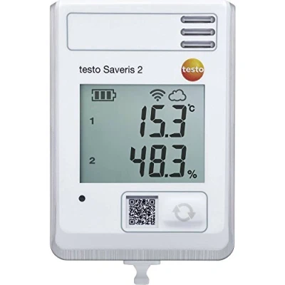 Immagine di testo 0572 2034 Saveris 2 H1 Data logger multifunzione Misura: Temperatura, Umidità dellaria 30 fino a 50 C 0 100 % ur