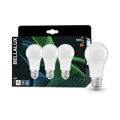 Immagine di BELLALUX Lampada a LED, E27 base ottica opaca ,Bianco freddo (4000K), 1055 Lumen, sostituzione delle lampade 75W, non dimmerabile, 3 Confezione