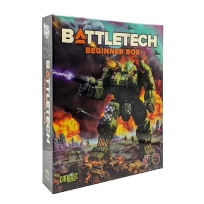 Immagine di Catalyst Game Labs BattleTech Beginner Box 40th Anniversary by, Strategy Board Game, for 2 Players and Ages 14+